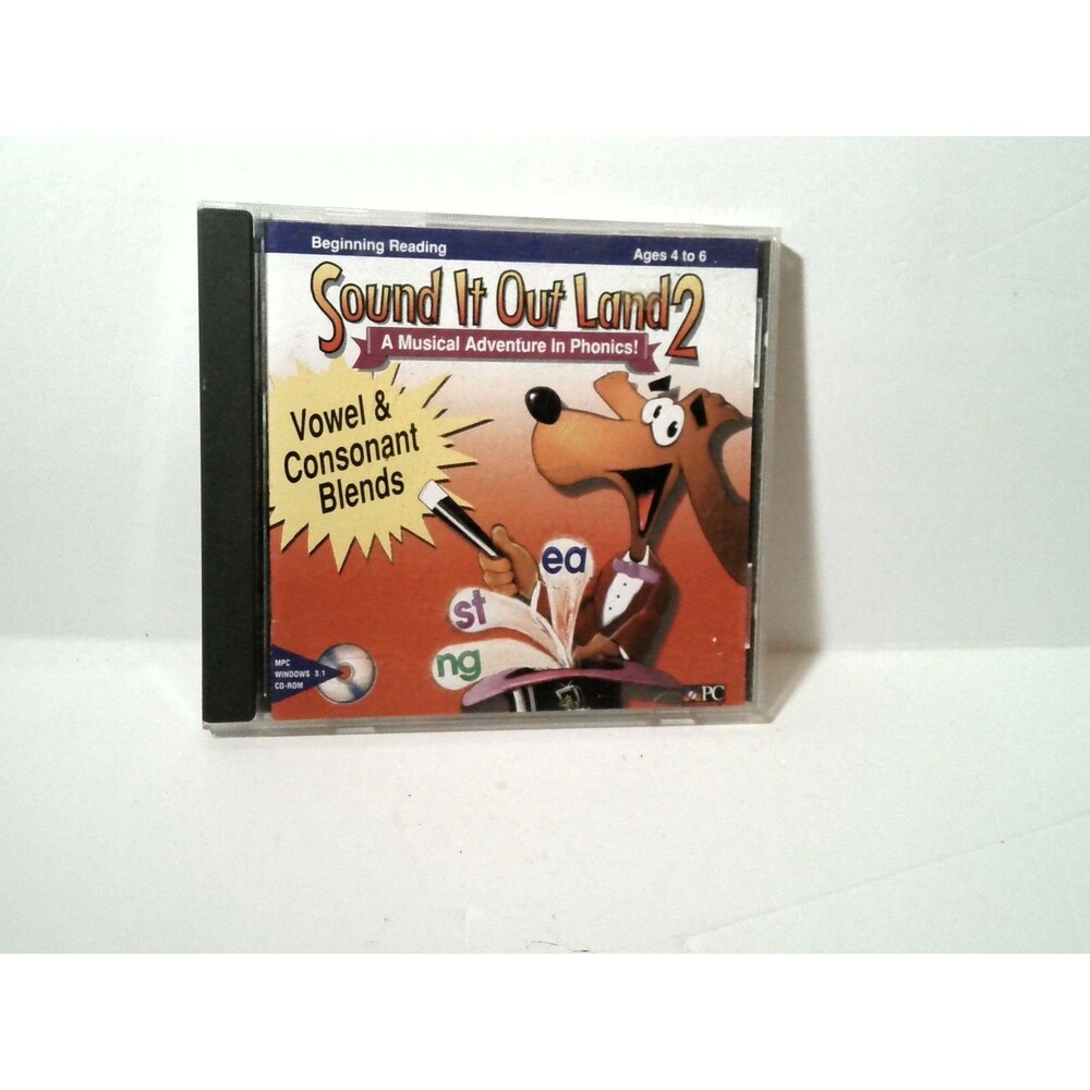 Sound It Out Land 2 Beginning Reading Adventure Windows Vintage CIB